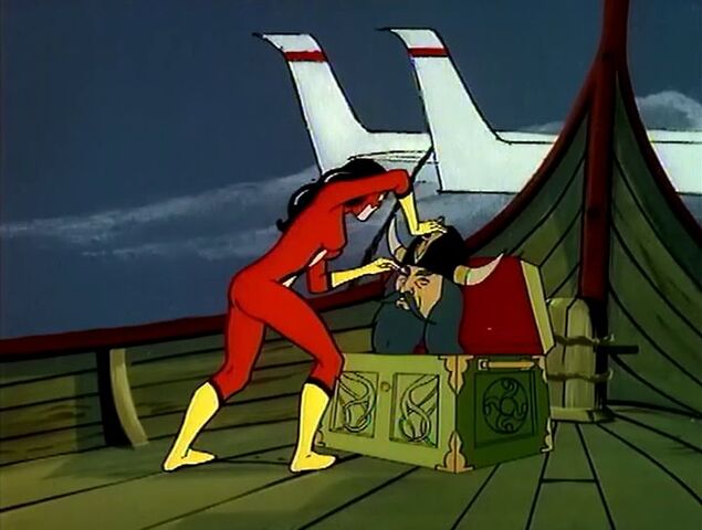 File:Spider-Woman vs Valhammer.jpg