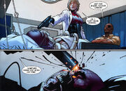 Ultimate Comics Avengers Vol 1 6 page -- Red Skull & Petra Laskov (Earth-1610)