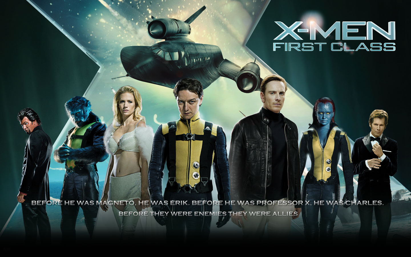 X-Men: Primeira Classe - BluRay 1080p - 720p  Dublado Torrent Download (2011)