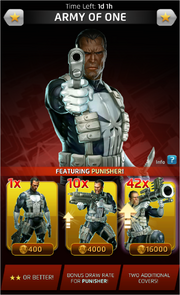 Army of One (Season XVIII) Offer
