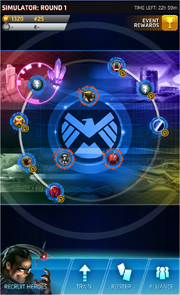 The Simulator Event Screen Round 1