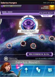Galactus Hungers Event Screen
