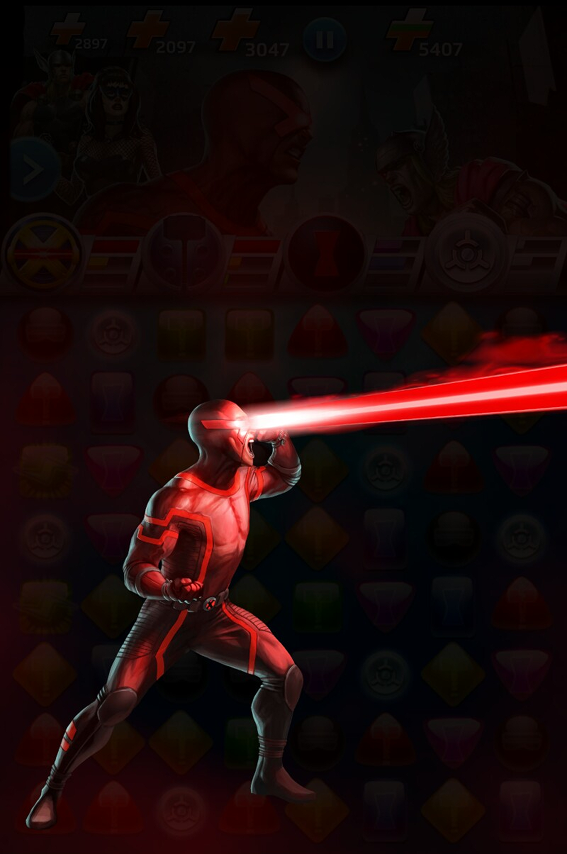 Image - Cyclops (Uncanny X-Men) Optic Blasts.png | Marvel Puzzle Quest
