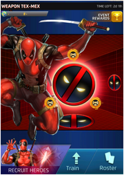 Weapon Tex-Mex Event Screen