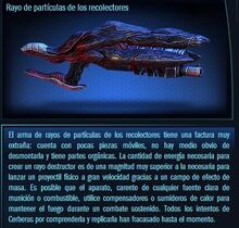 Rayo partículas