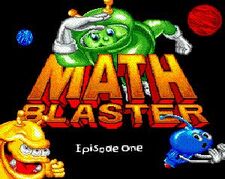 Math Blaster 1 title