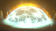 Mortum's dome-like shield