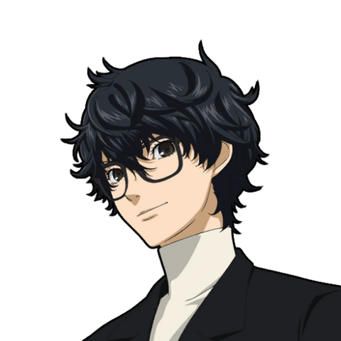 File:P5 portrait of the Protagonist with glasses.png