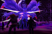 Satan surrounded by Pneuma
