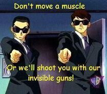 Invisible guns