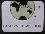 Carte Terre hémisphère oriental