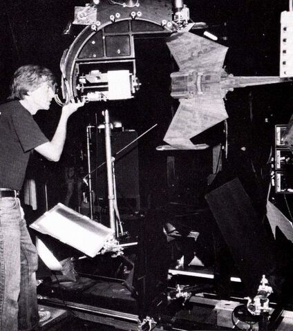 File:Doug Smith programming the motion control system of the K't'inga class studio model.jpg