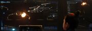 Klingon warbirds surround the Kobayashi Maru