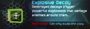 Explosive Decoy