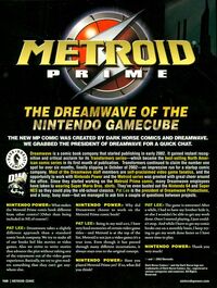 Metroid Prime comic contraportada