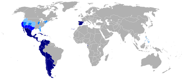 Archivo:Países de idioma español.png