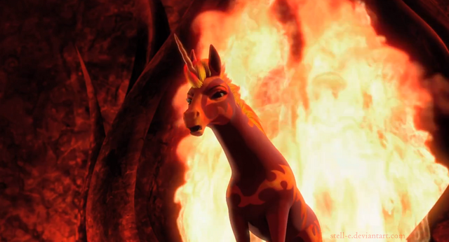 Plik:Mia and me the fire unicorn by stell e-d5miql0.png