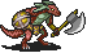 Desert Lizard Axe Thrower