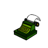Antique typewriter