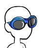 Blue Round-Rimmed Glasses