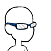 Blue glasses