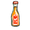Antique soda bottle