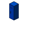 Blue locker