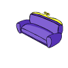 Berry Lucky Charms® sofa