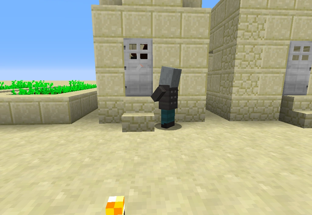 Image - A Vindicator Looking at the Villager.png 
