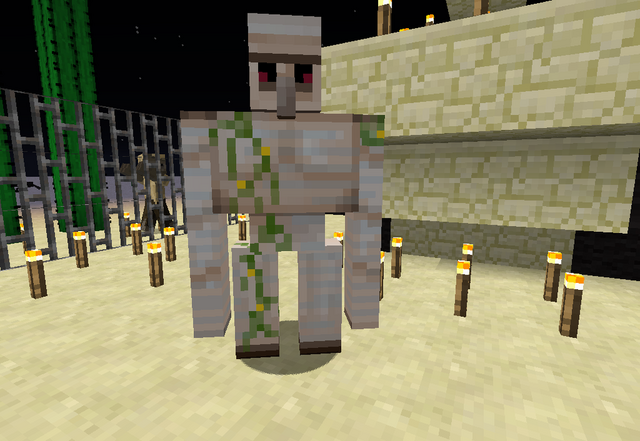 File:An Iron Golem Inside A-Player-made Structure.png