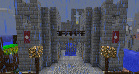Castle rhodes rain
