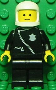 Police Zipper with Badge classic helmet