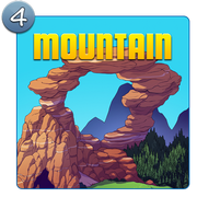 Earth Island Mountain Icon