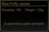 Blue Puffy Jacket Tooltip