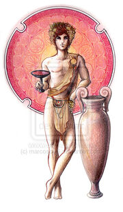 Greek Gods Dioniso by marcoso86