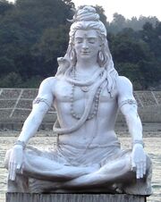 Shiva meditating Rishikesh