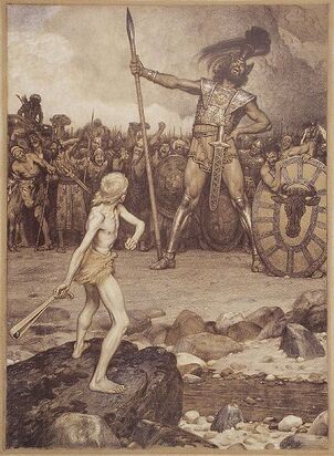 439px-Osmar Schindler David und Goliath