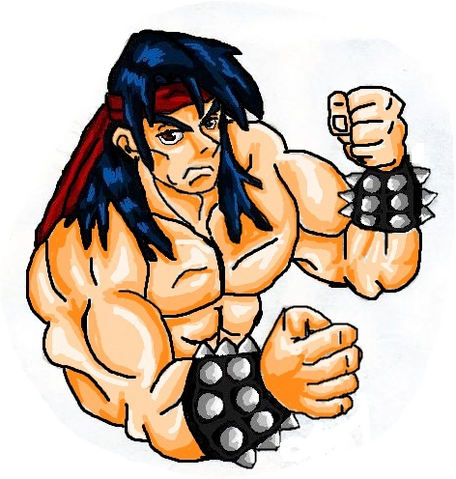 File:Mortal Kombat ll Arcade Art Liu Kang.png