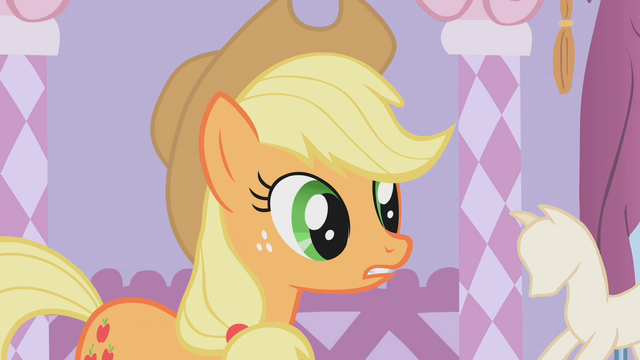 File:Applejack looks confused S1E14.png