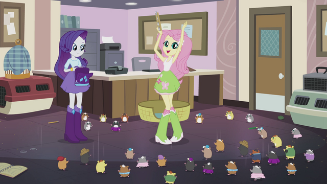 File:Hamsters surrounding Fluttershy EG2.png