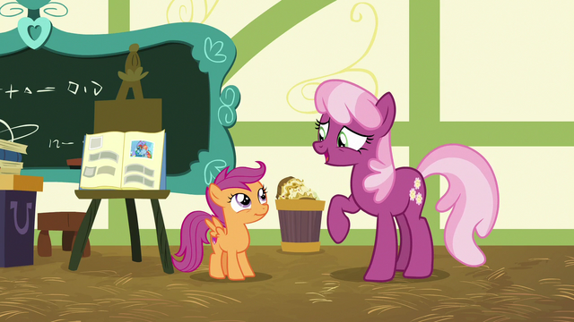 File:Cheerilee "a moldy sandwich in your report" S7E7.png