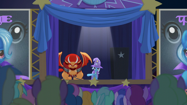 File:Trixie presents the pony-eating manticore S6E6.png