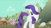 Rarity unimpressed with Spike S01E19.png