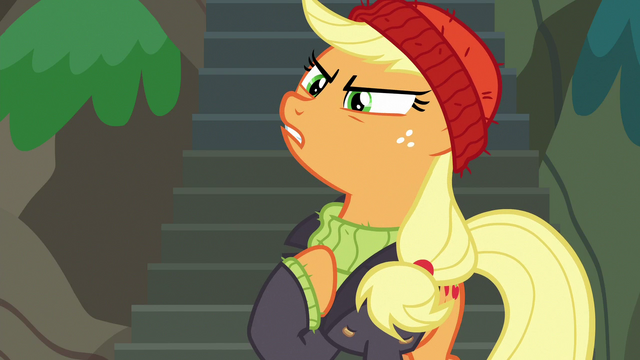 File:Pirate Applejack "we sail to adventure" S6E22.png