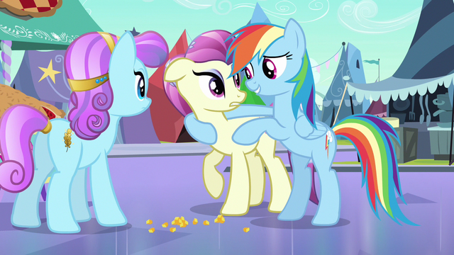 File:Rainbow Dash without crystal heart S3E1.png