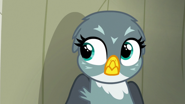 File:Gabby hears Pinkie Pie and Gilda S6E19.png