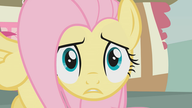 File:Scared Fluttershy "mountain?" S01E07.png