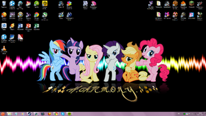 FANMADE Mane six on my desktop