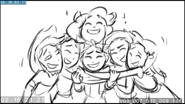 File:EG3 animatic - Main six laughing together.png