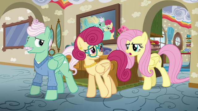 File:Fluttershy disapproves of her parents' idea S6E11.png
